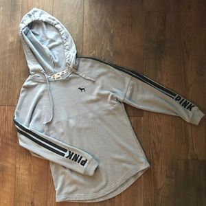 Gray VS Pink Hoodie/Sweatshirt